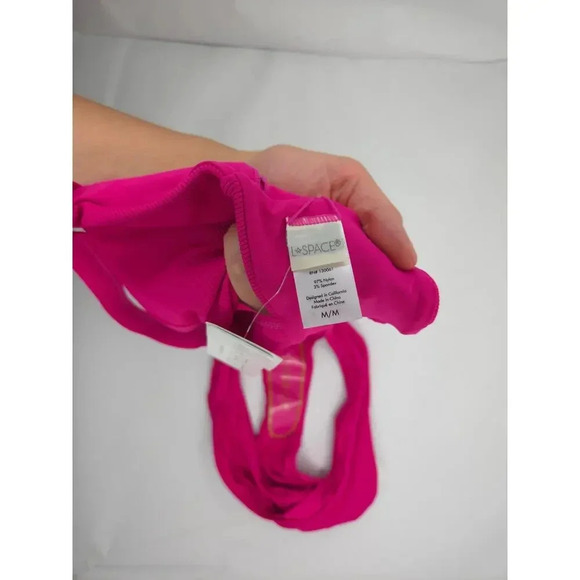 NWT L*space Vera Ribbed Bikini Top size M Pratt bottom size S - Picture 4 of 6